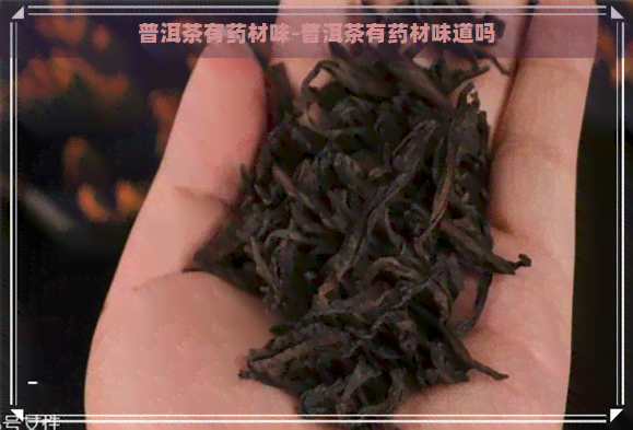 普洱茶有药材味-普洱茶有药材味道吗