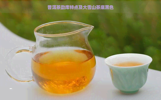 普洱茶勐库特点及大雪山茶底黑色