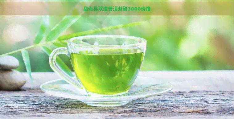 勐海县双溢普洱茶砖3000价格