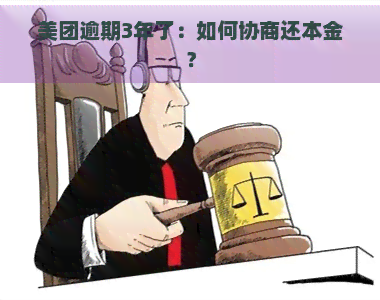 美团逾期3年了：如何协商还本金？