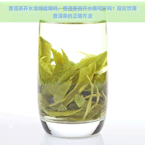 普洱茶开水泡吗能喝吗，普洱茶泡开水喝可行吗？探究饮用普洱茶的正确方法