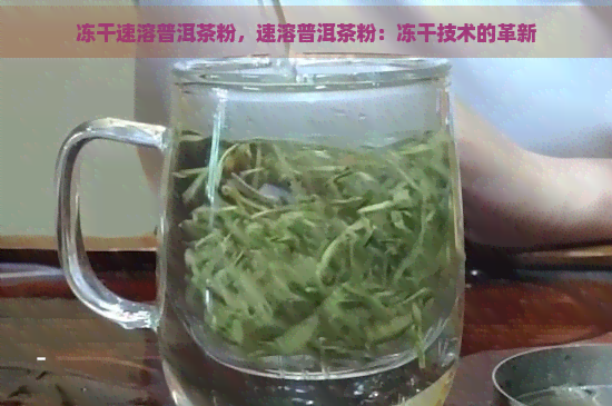 冻干速溶普洱茶粉，速溶普洱茶粉：冻干技术的革新