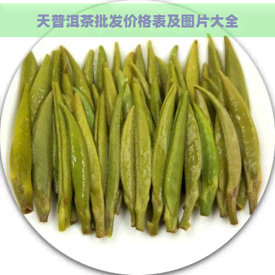 天普洱茶批发价格表及图片大全