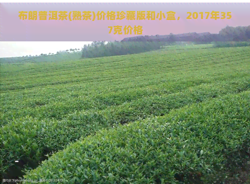 布朗普洱茶(熟茶)价格珍藏版和小盒，2017年357克价格