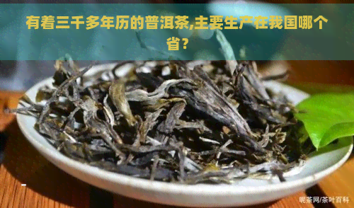 有着三千多年历的普洱茶,主要生产在我国哪个省？