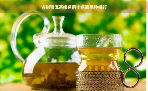 古树普洱茶排名前十名牌品种排行