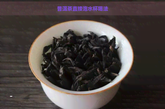 普洱茶直接泡水杯喝法