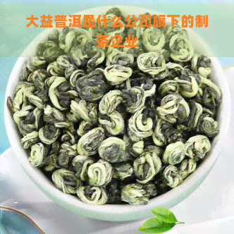 大益普洱是什么公司旗下的制茶企业