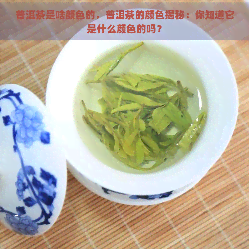 普洱茶是啥颜色的，普洱茶的颜色揭秘：你知道它是什么颜色的吗？