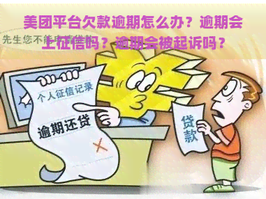 美团平台欠款逾期怎么办？逾期会上吗？逾期会被起诉吗？