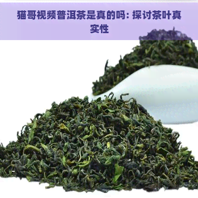 猫哥视频普洱茶是真的吗: 探讨茶叶真实性