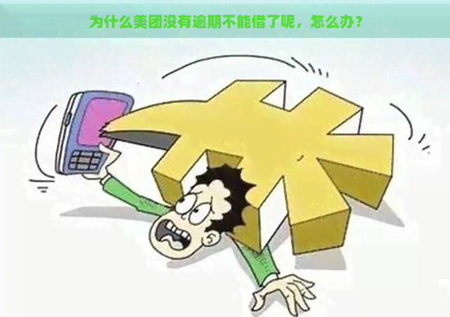 为什么美团没有逾期不能借了呢，怎么办？