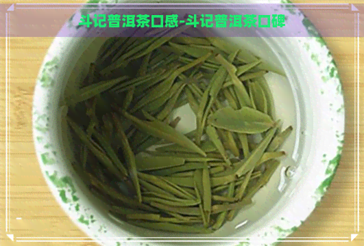 斗记普洱茶口感-斗记普洱茶口碑