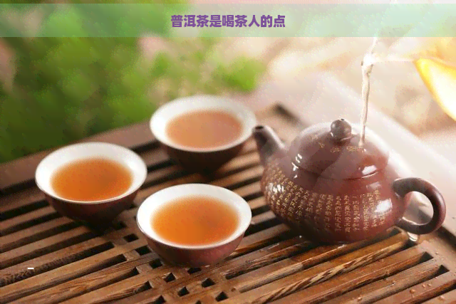 普洱茶是喝茶人的点