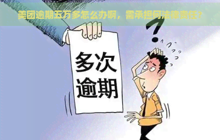 美团逾期五万多怎么办啊，需承担何法律责任？