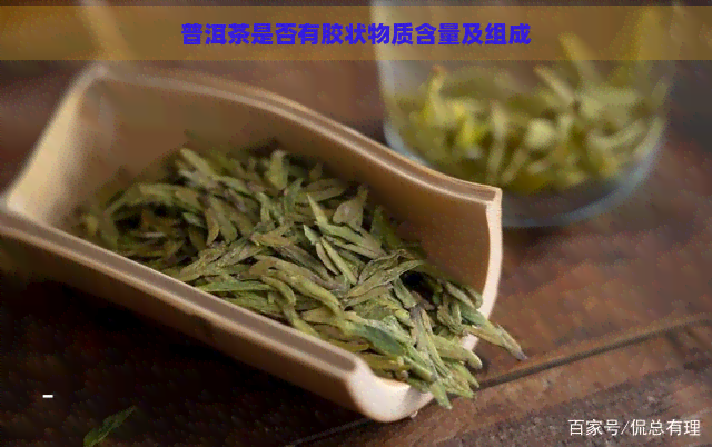 普洱茶是否有胶状物质含量及组成