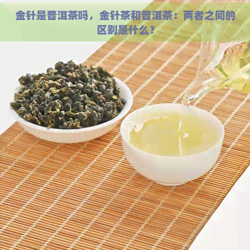 金针是普洱茶吗，金针茶和普洱茶：两者之间的区别是什么？