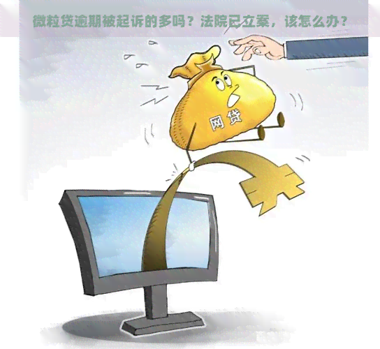 微粒贷逾期被起诉的多吗？法院已立案，该怎么办？