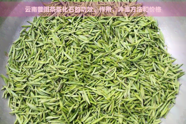 云南普洱茶茶化石的功效、作用、冲泡方法和价格