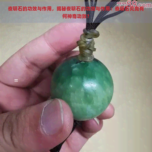 夜明石的功效与作用，揭秘夜明石的功效与作用：夜明石究竟有何神奇功效？