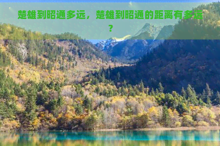 楚雄到昭通多远，楚雄到昭通的距离有多远？