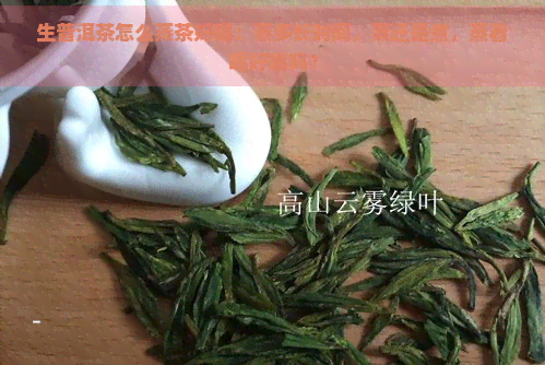 生普洱茶怎么蒸茶好喝：蒸多长时间，蒸还是煮，蒸着喝好喝吗？