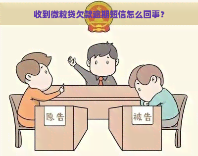 收到微粒贷欠款逾期短信怎么回事？