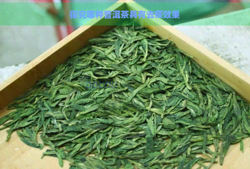 探究哪种普洱茶具有去痰效果