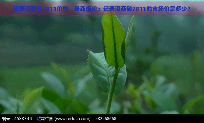 记普洱茶砖7811价格，最新报价：记普洱茶砖7811的市场价是多少？