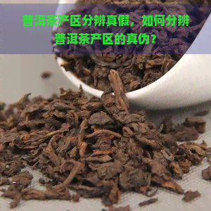 普洱茶产区分辨真假，如何分辨普洱茶产区的真伪？