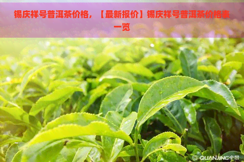 锡庆祥号普洱茶价格，【最新报价】锡庆祥号普洱茶价格表一览