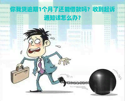 你我贷逾期1个月了还能借款吗？收到起诉通知该怎么办？