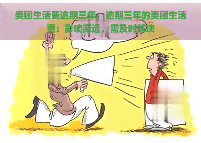 美团生活费逾期三年，逾期三年的美团生活费：影响深远，需及时解决