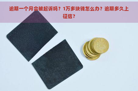 逾期一个月会被起诉吗？1万多块钱怎么办？逾期多久上？