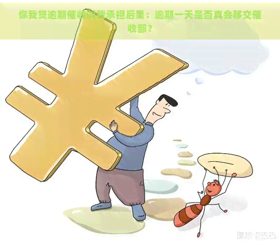 你我贷逾期叫我承担后果：逾期一天是否真会移交部？