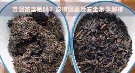 普洱茶含氟吗？影响因素及安全水平解析