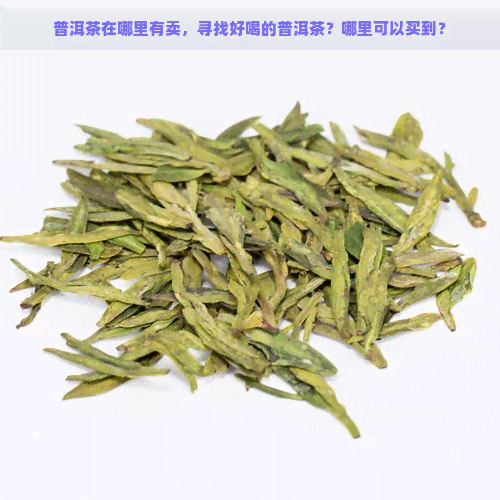 普洱茶在哪里有卖，寻找好喝的普洱茶？哪里可以买到？