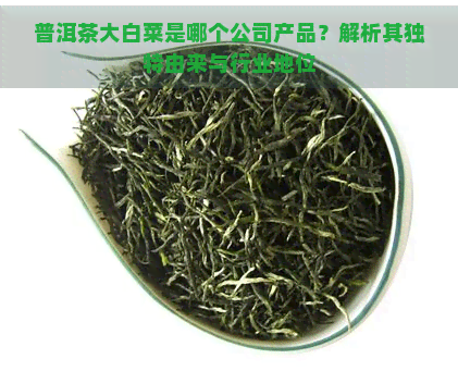 普洱茶大白菜是哪个公司产品？解析其独特由来与行业地位